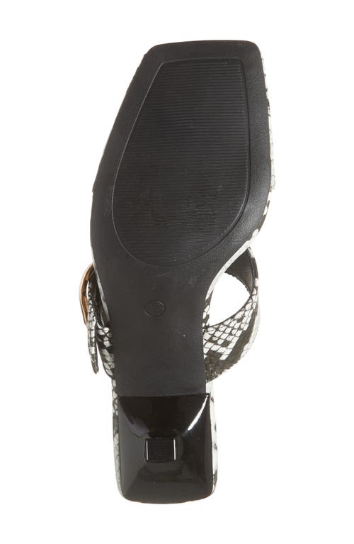Wild Diva Lounge Merasa Heeled Slide Sandal In Brown