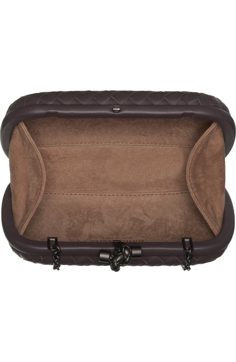 Bottega Veneta Intrecciato Leather Knot Clutch, Alternate, color,