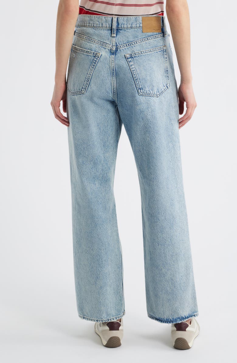 Shea Ripped High Waist Relaxed Straight Leg Jeans