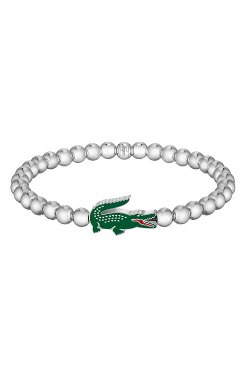 Men's Matchpoint Stainless Steel Bead Bracelet