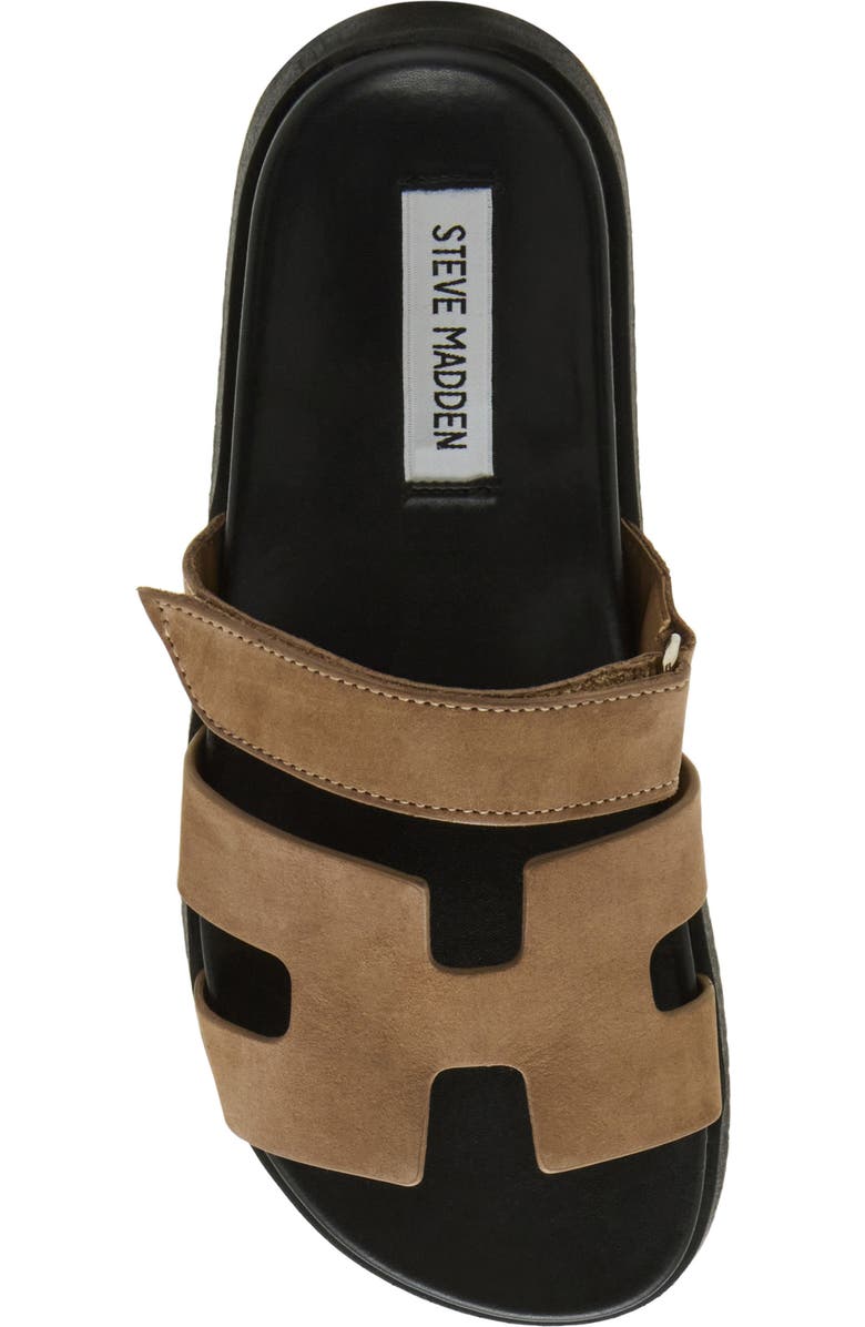 Steve Madden Mayven Flatform Slide Sandal, Alternate, color, Tan Nubuck