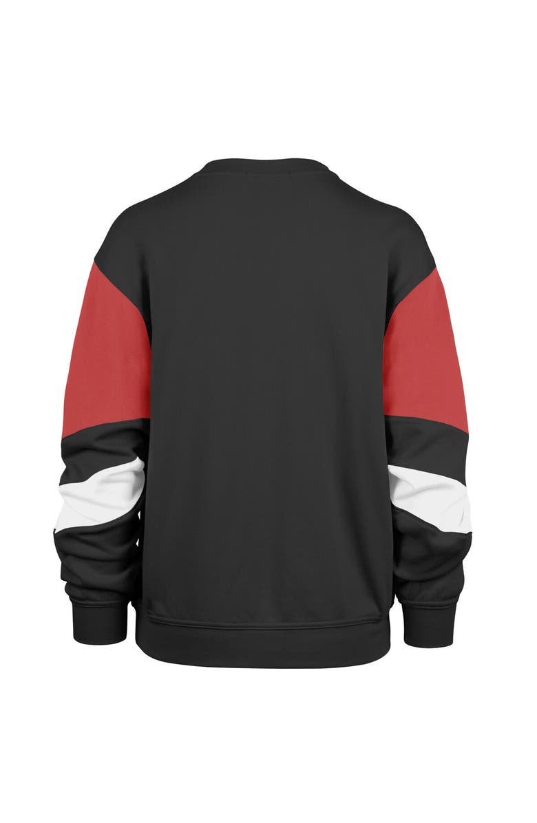 '47 Women's '47 Black Chicago Bulls 2023/24 City Edition Nova Crew Sweatshirt, Alternate, color, 