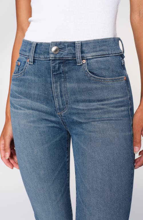 Dl1961 Halle Straight Instasculpt High Rise Jeans Palm Springs (dl Airbrushed) In Ocean City Ultimate