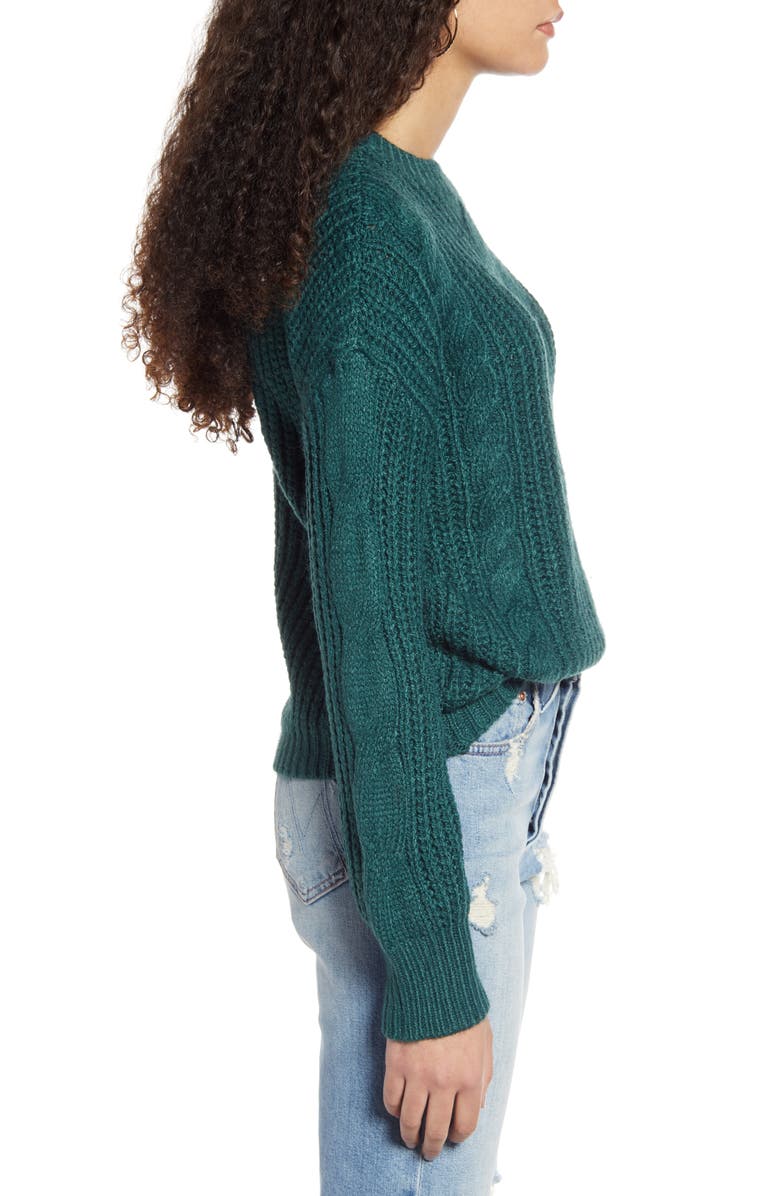 BP. Cable Knit Sweater, Alternate, color, 