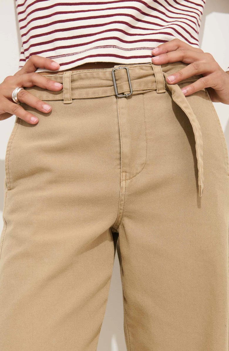Alex Mill Ninth Street Cotton Twill Pants, Alternate, color, Light Khaki