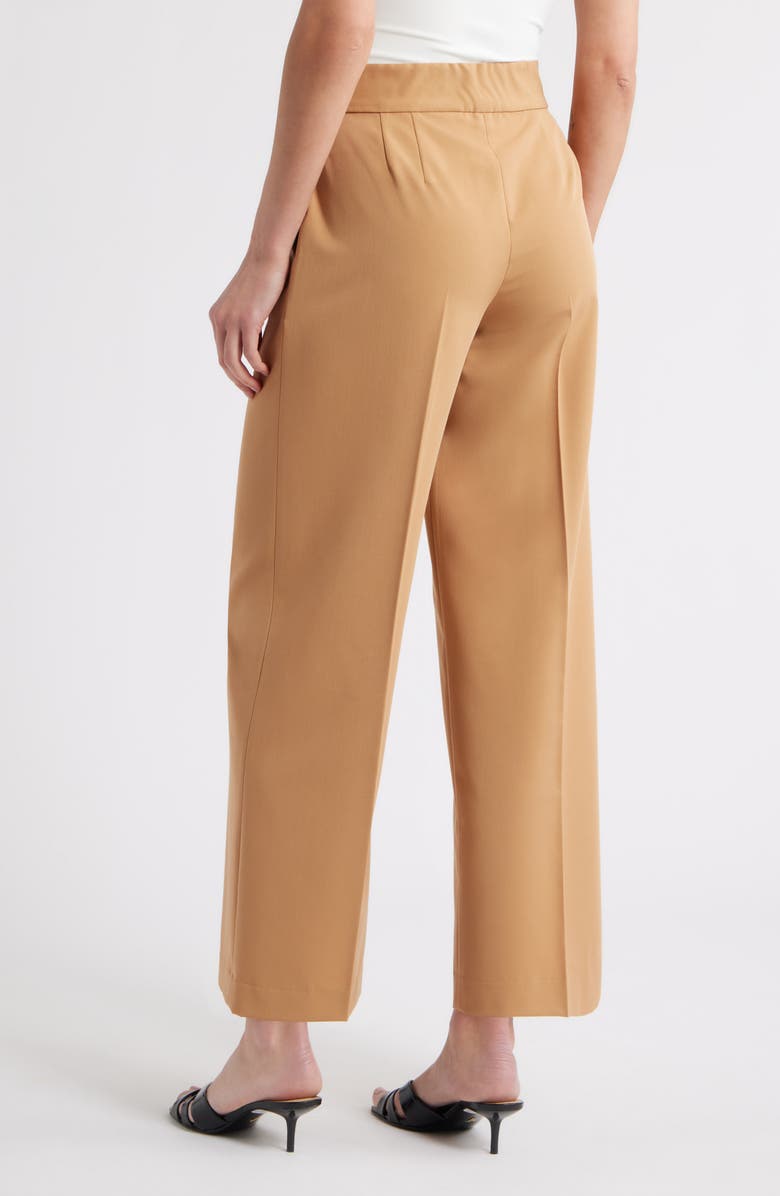 Tahari ASL Wide Leg Pants, Alternate, color, Camel
