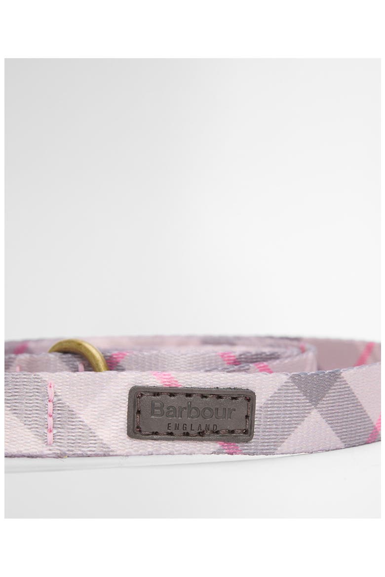 Tartan Printed Dog Leash, Alternate, color, PINK TARTAN