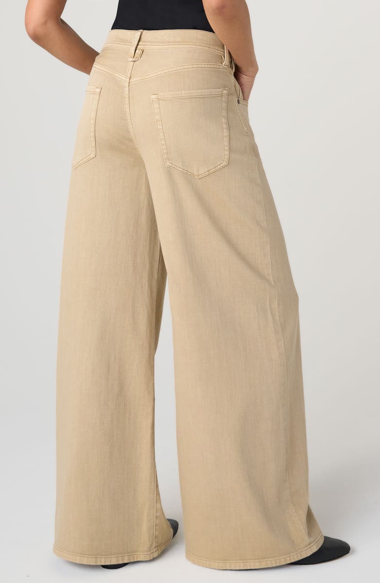 Liverpool Kit High Waist Relaxed Wide Leg Jeans, Alternate, color, Light Khaki