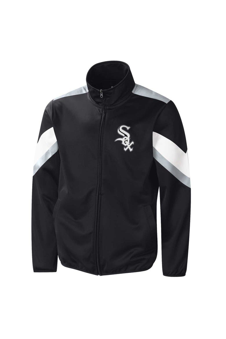 Men's G-III Sports by Carl Banks Black Chicago White Sox Earned Run Full-Zip Jacket, Alternate, color, Black