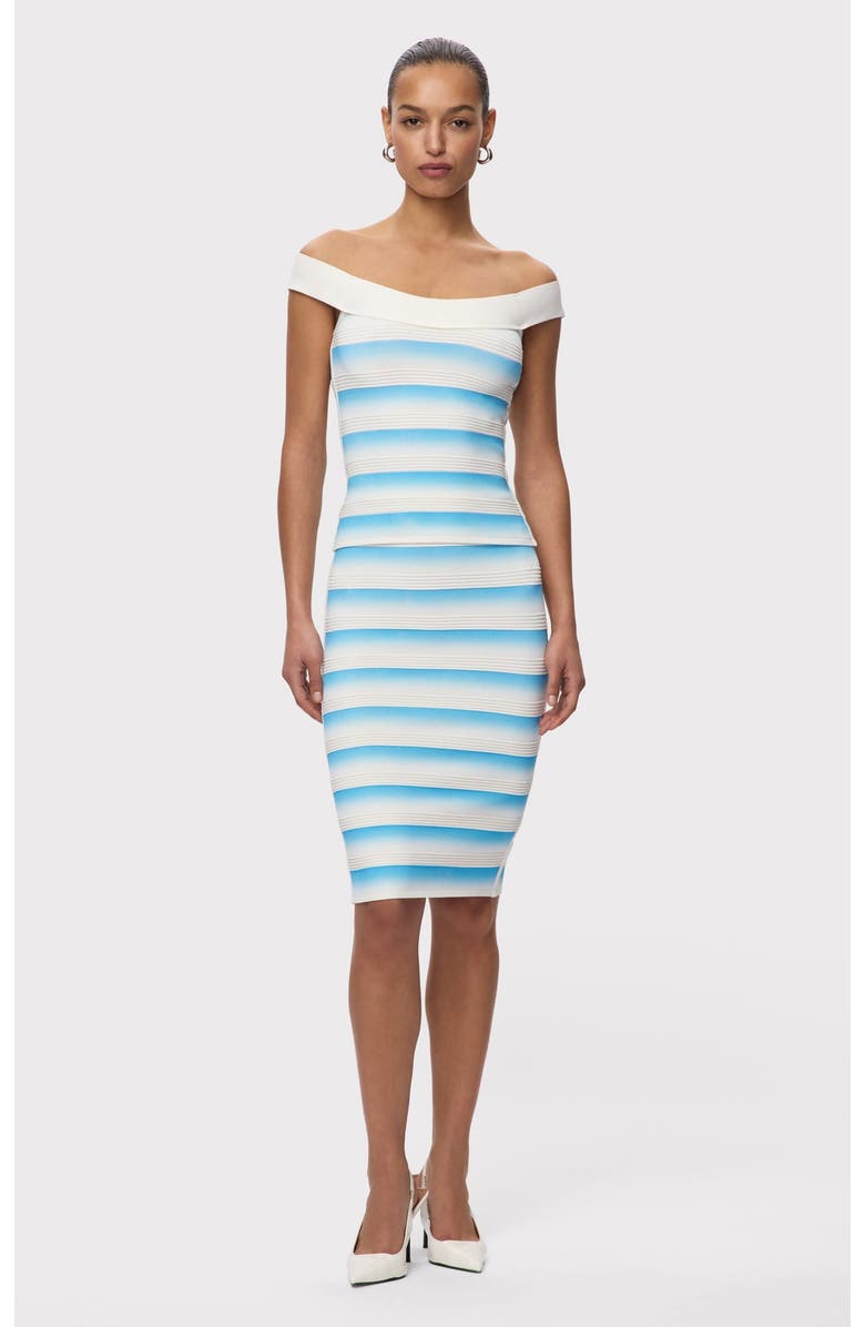 Herve Leger The Jessi Top, Alternate, color, Sky Ombre