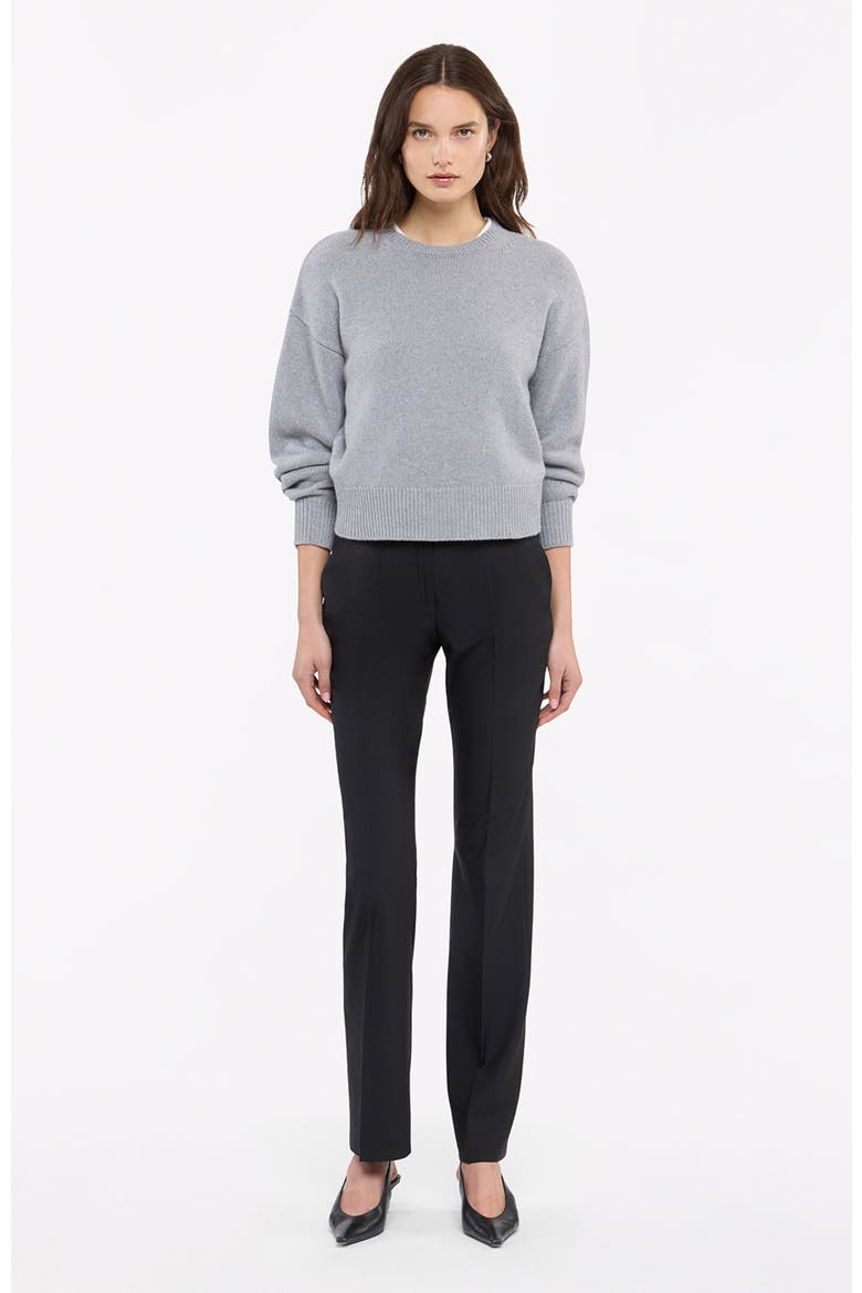 Cashmere Knit Sweatshirt, Main, color, HEATHER GREY