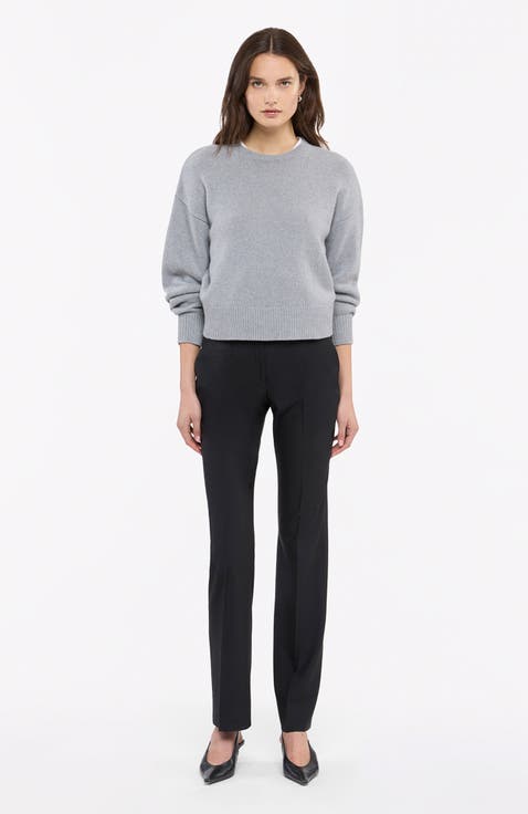 Cashmere Knit Sweatshirt