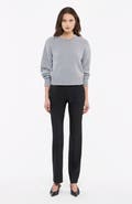 Another Tomorrow Cashmere Knit Sweatshirt