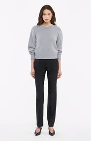 Another Tomorrow Cashmere Knit Sweatshirt