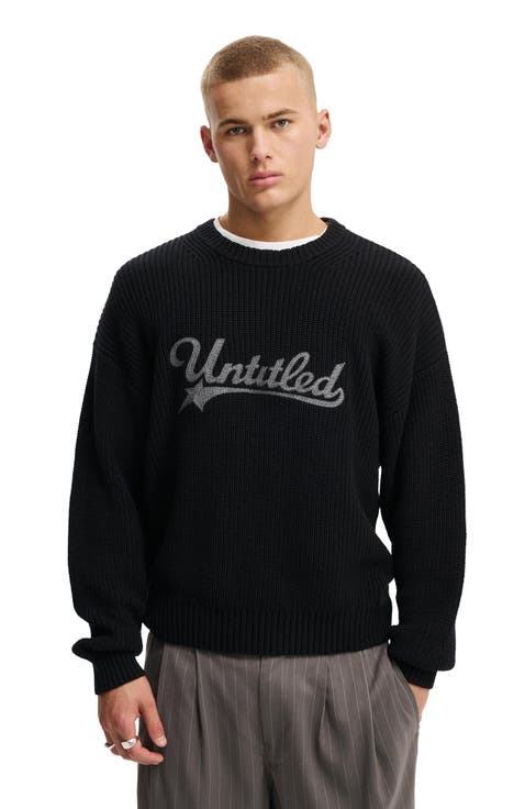 Men's Box Fit Crew Knit