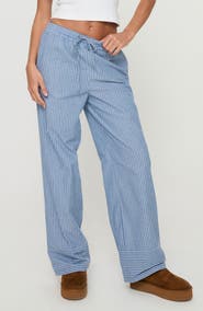 Princess Polly Veridian Stripe Cotton Blend Pants