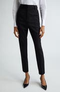 Dolce&Gabbana Wool Blend Gabardine Ankle Trousers