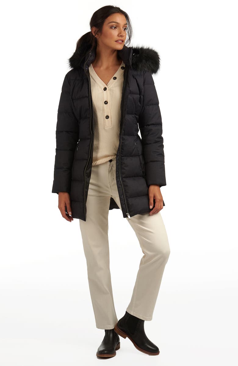 Barbour Oykel Hooded Puffer Jacket, Alternate, color, 