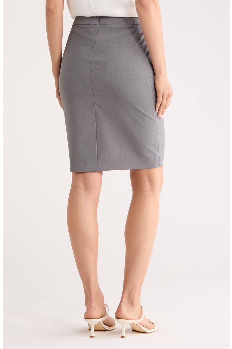 Joanie Wool Blend Pencil Skirt, Alternate, color, PEARL MELANGE