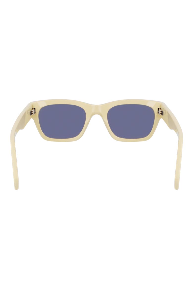 Loxham 52mm Modified Rectangular Sunglasses, Alternate, color, BEIGE