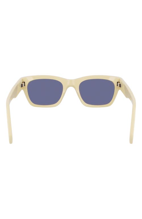 PAUL SMITH PAUL SMITH LOXHAM 52MM MODIFIED RECTANGULAR SUNGLASSES