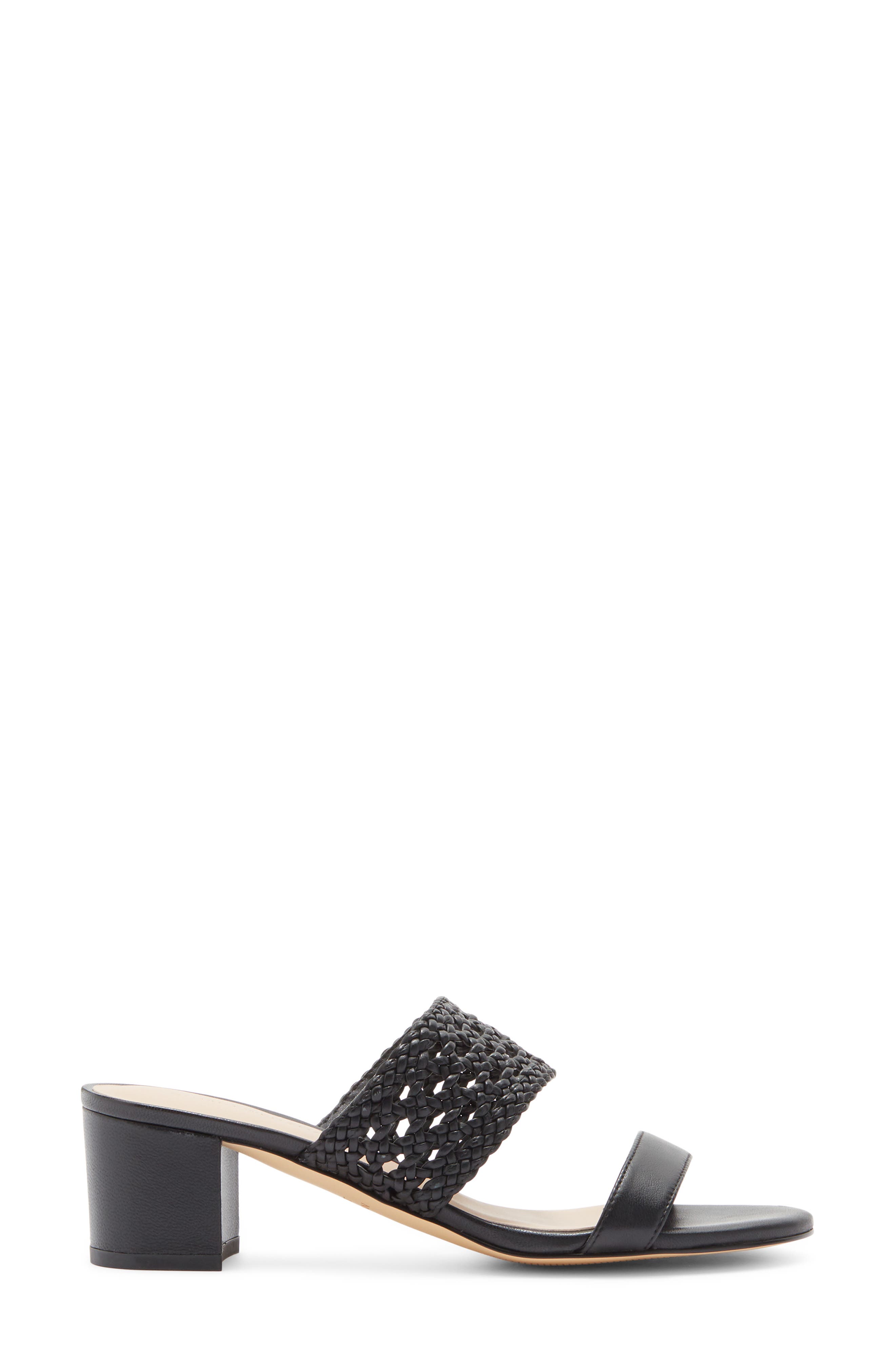 Stuart Weitzman Briar Slide Sandal, Alternate, color, Black