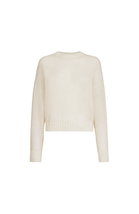 Mohair and wool sweater