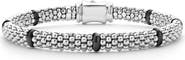 LAGOS Black Caviar Ceramic Station Bracelet