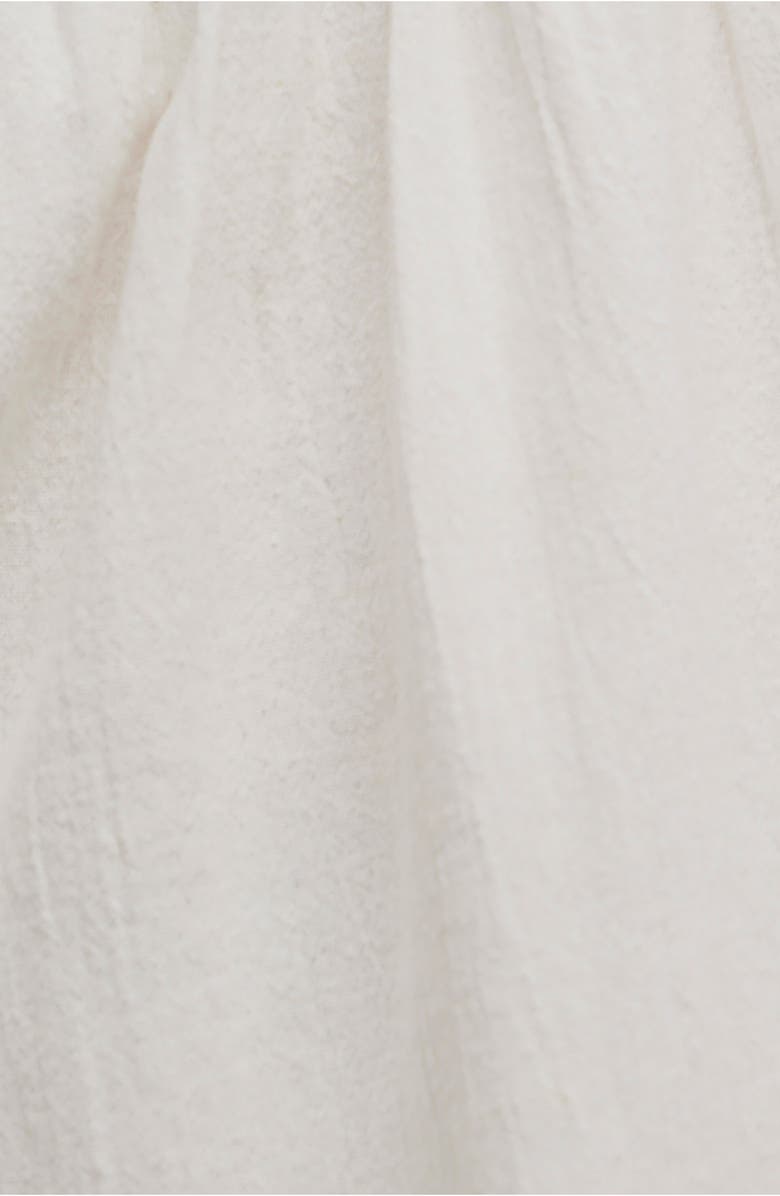 Free People Fayre Puff Sleeve Cotton & Linen Tunic Top, Alternate, color, Clean Ivory