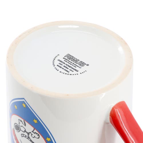 Peanuts Best In Sports Baseball 4 Piece 19 Ounce Stoneware Mug Set In Multi