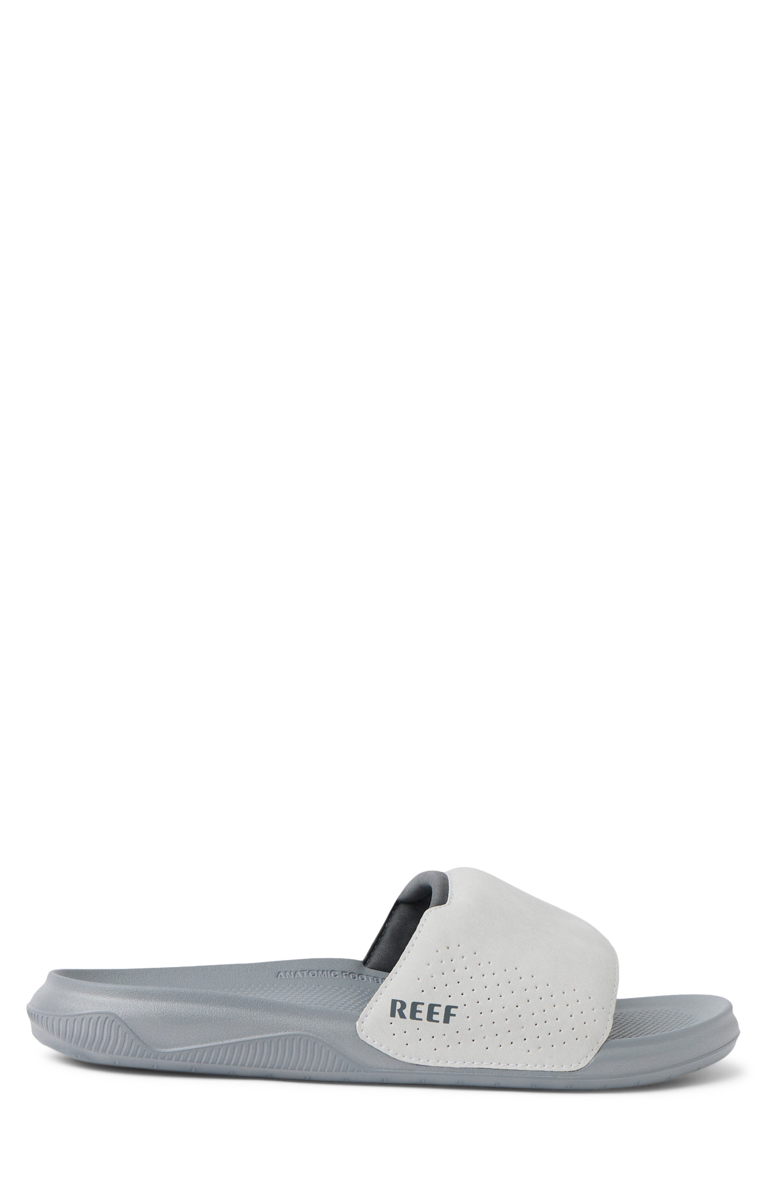 Reef Tailslide Slide Sandal, Alternate, color, Grey/ Grey