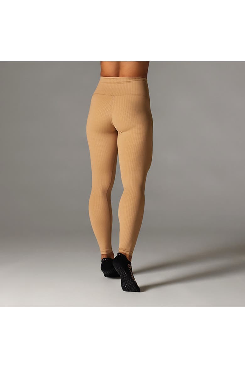 High Waisted Legging, Alternate, color, CAMEL HOUNDSTOOTH