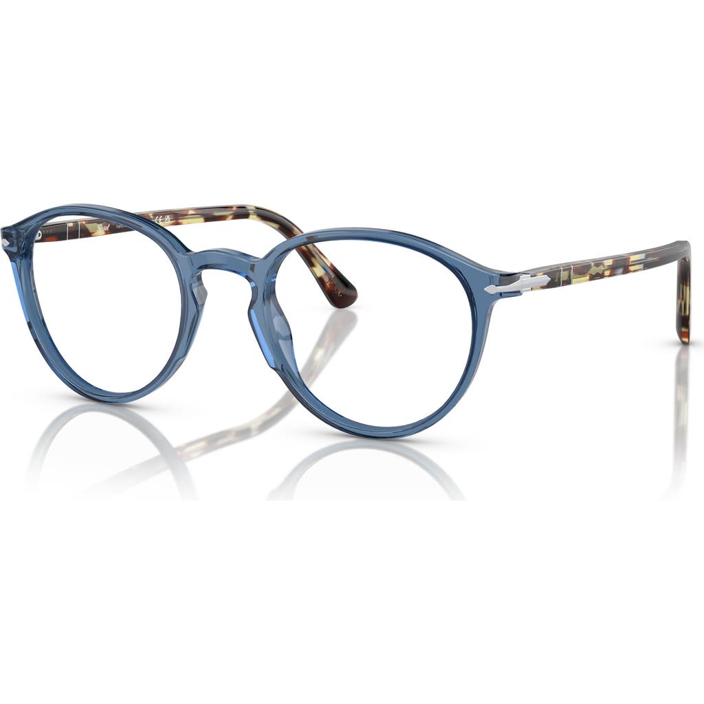 Persol 51mm Phantos Optical Glasses In Blue
