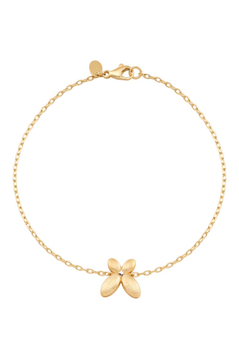 Butterfly Chain Bracelet, Main, color, YELLOW GOLD