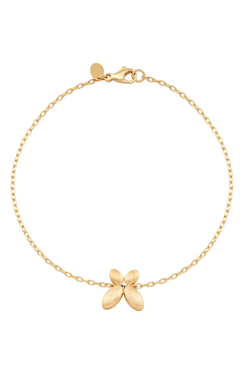 Frankie & Zoe Butterfly Chain Bracelet, Main, color, Yellow Gold