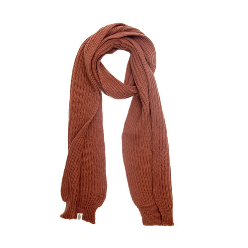 Nirvanna Designs Laurent Scarf In Rust