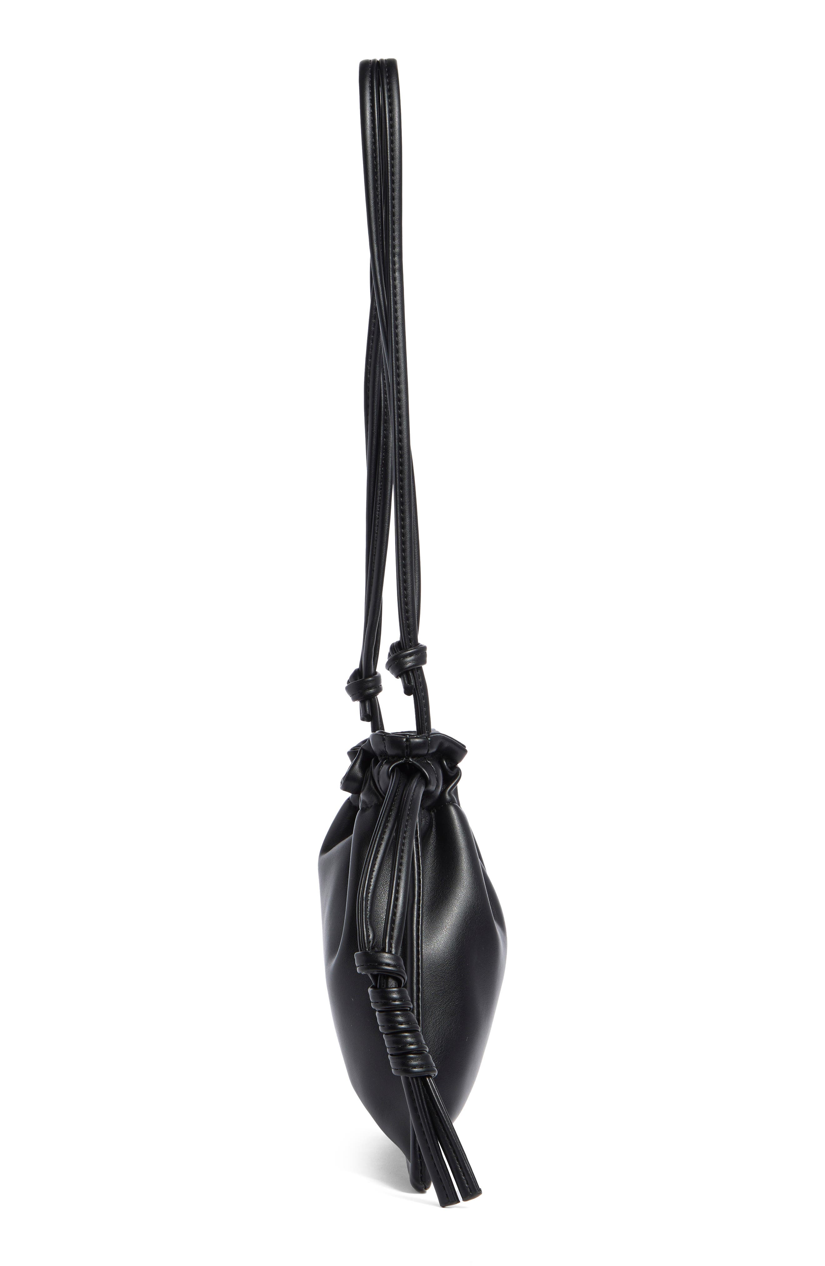BCBG Drawstring Crossbody, Alternate, color, Black