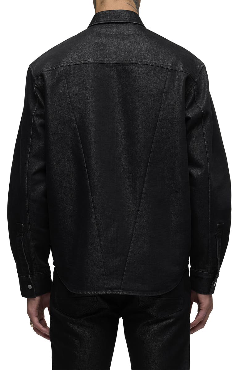 Hudson Jeans Snap-Up Denim Overshirt, Alternate, color, Stargazer