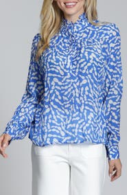 APNY Ruffle Placket Top