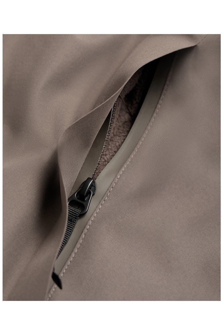 Water Repellent Thermolite® Zip Hoodie, Alternate, color, MEDIUM BROWN