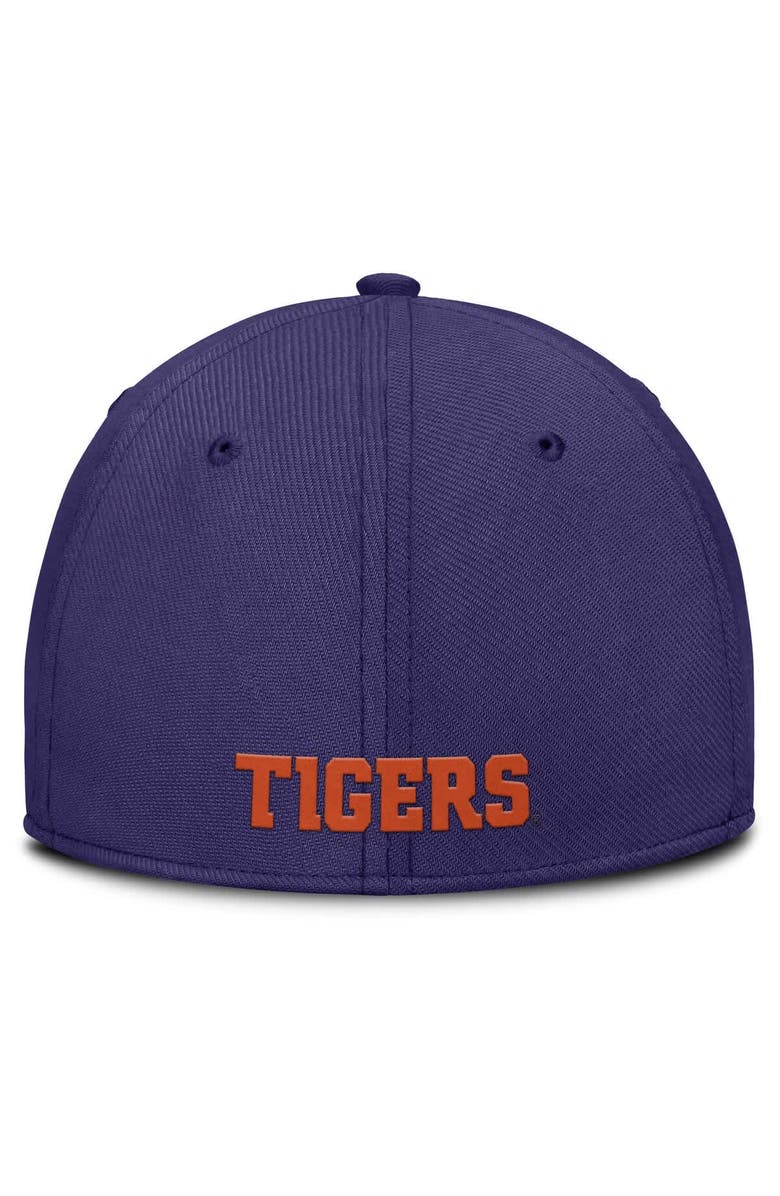 Nike Men's Nike Purple Clemson Tigers 2025 On-Field Rise Performance Flex Hat, Alternate, color, Purple