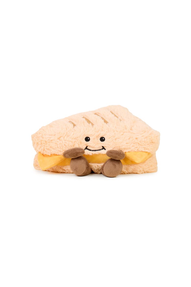 Grilled Cheese Plush Toy, Alternate, color, Light Brown