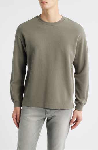 Long Sleeve Waffle Stitch T-Shirt