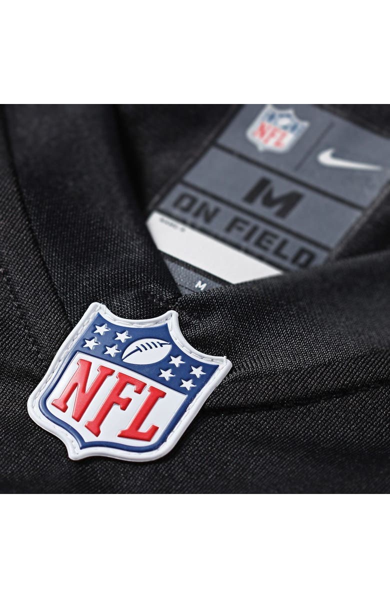 Nike Men's Las Vegas Raiders Derek Carr Nike Black Game Player Jersey, Alternate, color, 