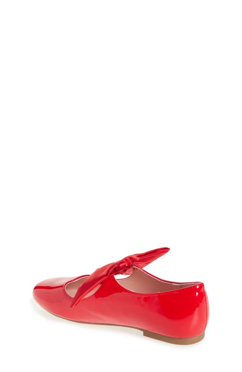 Nordstrom Kids' Posey Bow Flat In Red