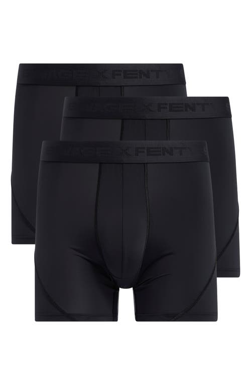 Savage X Fenty Shadow Fit 3-pack Boxer Briefs In Blue