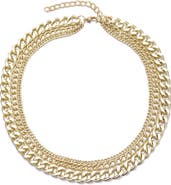 Adornia Layered Chain Necklace