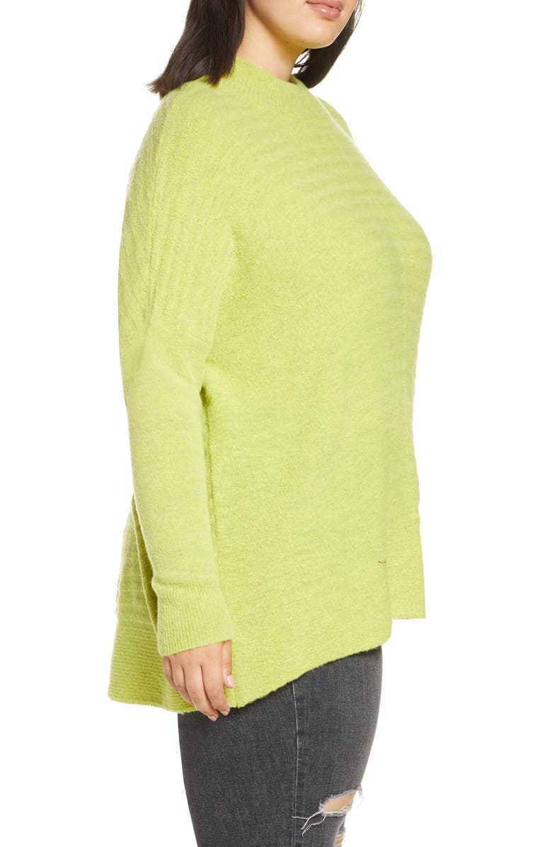 Single Thread Textured Mock Neck Sweater, Alternate, color, 