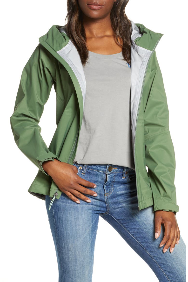 Rainshadow Packable Jacket, Main, color, CAMP GREEN