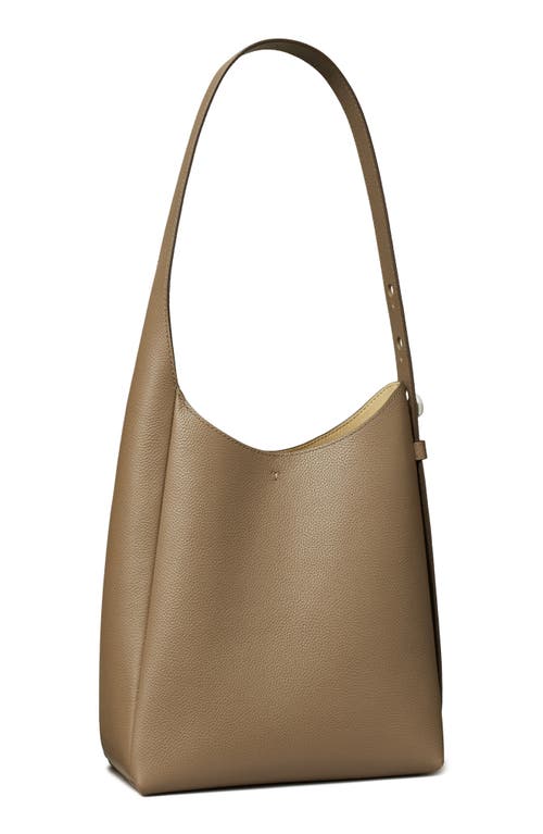 Tory Burch Small Romy Pebble Leather Hobo Bag